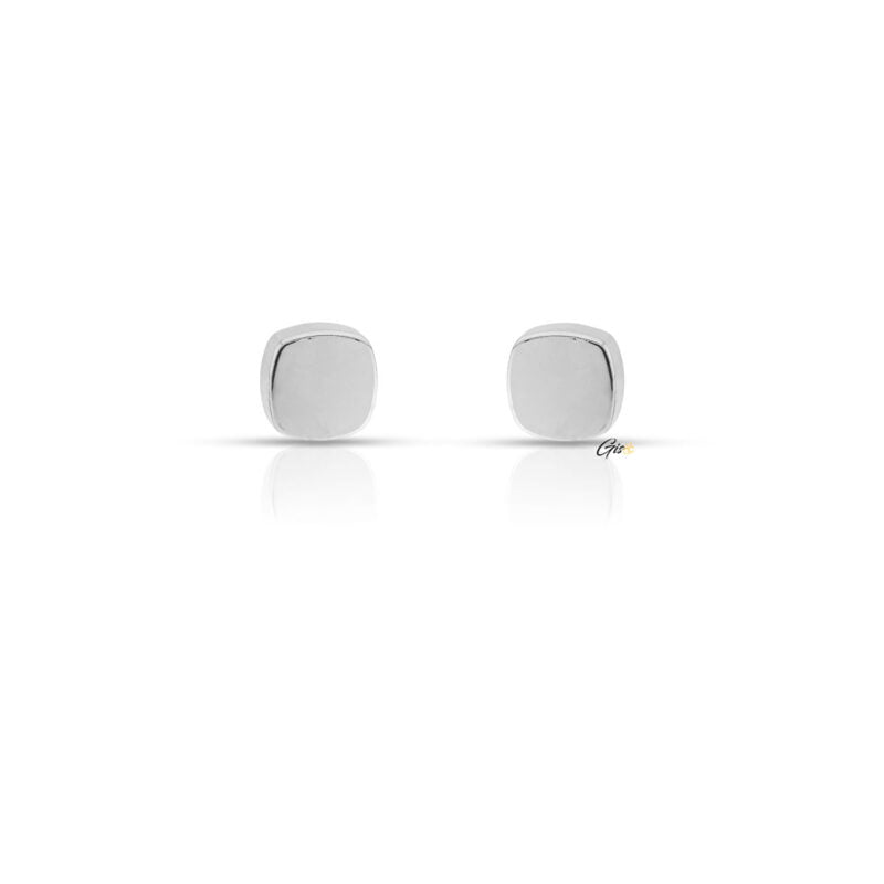 Cubic Chiclets Earrings - AQUA CHIC 755 Stainless Steel