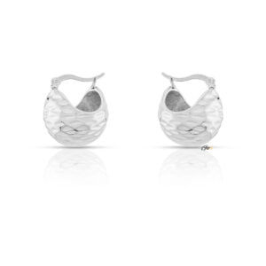 Kashkul Huggie Hoop Earrings -  AQUA CHIC 768 Stainless Steel