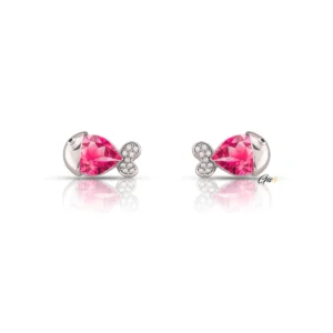 Gisoo Jewels Bijoux Suisses Boucles d'oreilles Poissons Éclatants - CRISTAL 647